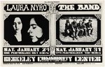 BILL GRAHAM CONCERT POSTER BG-215 FEATURING LAURA NYRO & THE BAND.