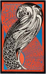 BILL GRAHAM CONCERT POSTER BG-57 FEATURING THE BYRDS (ARTIST SIGNED).