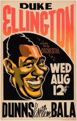 DUKE ELLINGTON 1959 CONCERT POSTER.