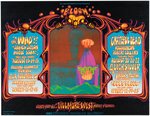 BILL GRAHAM CONCERT POSTER BG-133 FEATURING THE WHO & THE GRATEFUL DEAD.