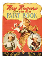 "ROY ROGERS AND DALE EVANS PAINT BOOK."