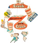 "ORANGE CRUSH" COMPLETE DIE-CUT MOBILE STORE DISPLAY.