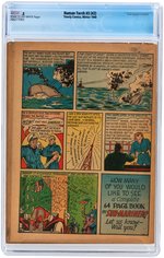 "HUMAN TORCH" #3 (#2) WINTER 1940 CGC .5 POOR.