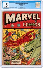 "MARVEL MYSTERY COMICS" #33 JULY 1942 CGC .5 POOR.