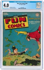 "MORE FUN COMICS" #97 AND #100 CGC PAIR.