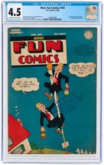 "MORE FUN COMICS" #102 AND #104 CGC PAIR.