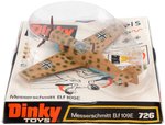 DINKY BOXED AVIATION PAIR - 726 MESSERSCHMITT & 732 BELL POLICE HELICOPTER.