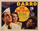 FRANKIE DARRO "ON THE SPOT" LOBBY CARD LOT.