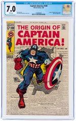 "CAPTAIN AMERICA" #109 JANUARY 1969 CGC 7.0 FINE/VF.