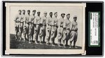 1913 GOLDSMITH'S ALL-NATIONS BASEBALL CLUB POST CARD W/HOF JOSE MENDEZ & NEGRO LEAGUE STAR JOHN DONALDSON.