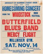 BUTTERFIELD BLUES BAND 1970 CONCERT POSTER.