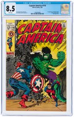 "CAPTAIN AMERICA" #110 FEBRUARY 1969 CGC 8.5 VF+ (FIRST MADAM HYDRA).