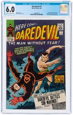 "DAREDEVIL" #7 APRIL 1965 CGC 6.0 FINE (FIRST RED COSTUME).