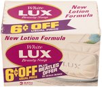 "LUX" UNOPENED SOAP BOX WITH OFFER FOR "INFLATABLE BEATLES."