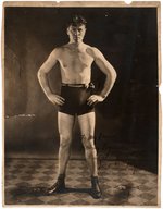 BOXING LEGEND JACK DEMPSEY SIGNED PHOTO.