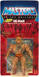 MASTERS OF THE UNIVERSE "HE-MAN" ON 12BK CARD.