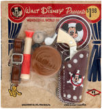 "MICKEY MOUSE CLUB" WESTERN HOLSTER SET ON CARD.