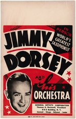 JIMMY DORSEY 1950s CONCERT POSTER.