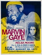 MARVIN GAYE 1977 CONCERT POSTER.