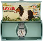 "LASSIE" BRADLEY WATCH IN PLASTIC CASE.