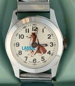 "LASSIE" BRADLEY WATCH IN PLASTIC CASE.