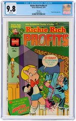 "RICHIE RICH PROFITS" #1 OCTOBER 1974 CGC 9.8 NM/MINT (FILE COPY).