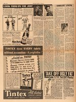 "SKEEZIX & SMILIN' JACK - CHICAGO SUNDAY TRIBUNE - GRAPHIC SECTION" 1944 NEWSPAPER PAIR.