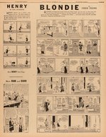 "ST. LOUIS POST DISPATCH" 1939 NEWSPAPER COMICS SECTION WITH SUPERMAN, POPEYE, BUCK ROGERS & OTHERS.