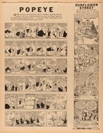 "ST. LOUIS POST DISPATCH" 1939 NEWSPAPER COMICS SECTION WITH SUPERMAN, POPEYE, BUCK ROGERS & OTHERS.