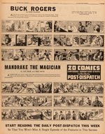 "ST. LOUIS POST DISPATCH" 1939 NEWSPAPER COMICS SECTION WITH SUPERMAN, POPEYE, BUCK ROGERS & OTHERS.