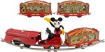 "LIONEL MICKEY MOUSE CIRCUS TRAIN" BOXED SET.