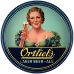 "ORTLIEB'S LAGER BEER - ALE" SERVING TRAY.