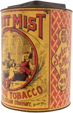 "SWEET MIST" CHEWING TOBACCO FIVE POUND STORE TIN.