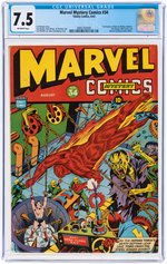 "MARVEL MYSTERY COMICS" #34 AUGUST 1942 CGC 7.5 VF-.