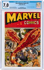 "MARVEL MYSTERY COMICS" #76 SEPTEMBER 1946 CGC 7.0 FINE/VF.