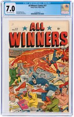 "ALL WINNERS" #17 WINTER 1945 CGC 7.0 F/VF.