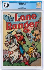 "THE LONE RANGER" #1 JANUARY-FEBRUARY 1948 CGC 7.0 FINE/VF.