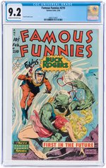 "FAMOUS FUNNIES" #210 FEBRUARY 1954 CGC 9.2 NM- (BUCK ROGERS).