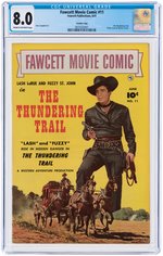 "FAWCETT MOVIE COMIC" #11 JUNE 1951 CGC 8.0 VF (LASH LARUE) CROWLEY COPY.