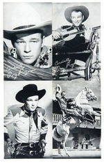 ROY ROGERS EXHIBIT CARD SET.