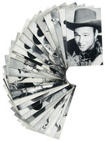 ROY ROGERS EXHIBIT CARD SET.