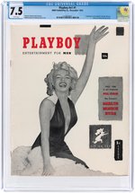 "PLAYBOY" VOL. 1 #1 DECEMBER 1953 CGC 7.5 VF- (FEATURING MARILYN MONROE).