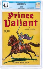 "FEATURE BOOK" #26 1941 CGC 4.5 VG+ (PRINCE VALIANT) CARSON CITY PEDIGREE.