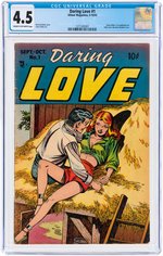 "DARING LOVE" #1 SEPTEMBER-OCTOBER 1953 CGC 4.5 VG+ (FIRST STEVE DITKO ART).