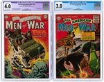 "ALL-AMERICAN MEN OF WAR" NEAR COMPLETE RUN (4 CGC GRADED).