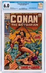 "CONAN THE BARBARIAN" #1 OCTOBER 1970 CGC 6.0 FINE (FIRST CONAN).