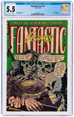 "FANTASTIC FEARS" #5 JANUARY 1954 CGC 5.5 FINE-.