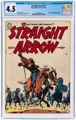 "STRAIGHT ARROW" #1 FEBRUARY-MARCH 1950 CGC 4.5 VG+.