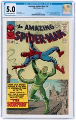 "AMAZING SPIDER-MAN" #20 JANUARY 1965 CGC 5.0 VG/FINE (FIRST SCORPION).