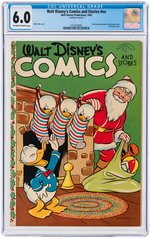 "WALT DISNEY'S COMICS AND STORIES" #NN 1943 CGC 6.0 FINE.